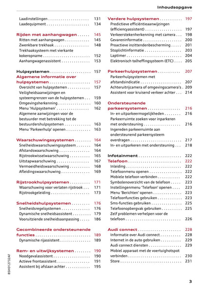 2025 Audi Q6 e-tron Owner's Manual | Dutch