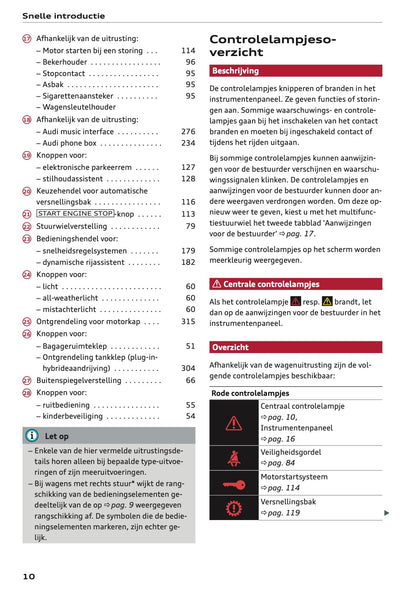 2020-2021 Audi Q7 Owner's Manual | Dutch