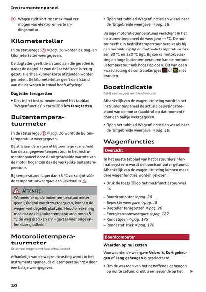 2020-2021 Audi Q7 Owner's Manual | Dutch