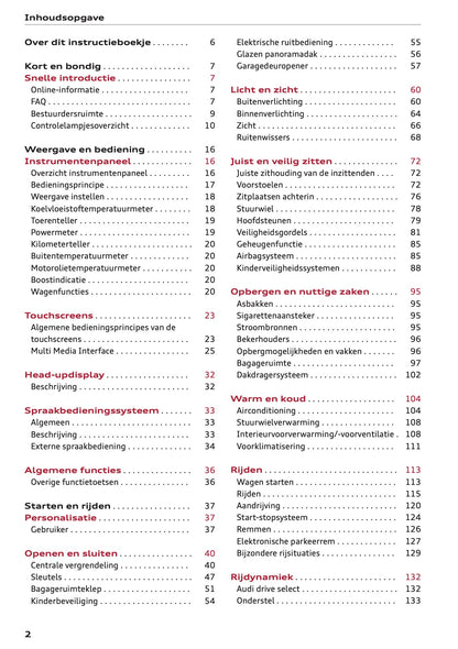 2020-2021 Audi Q7 Owner's Manual | Dutch
