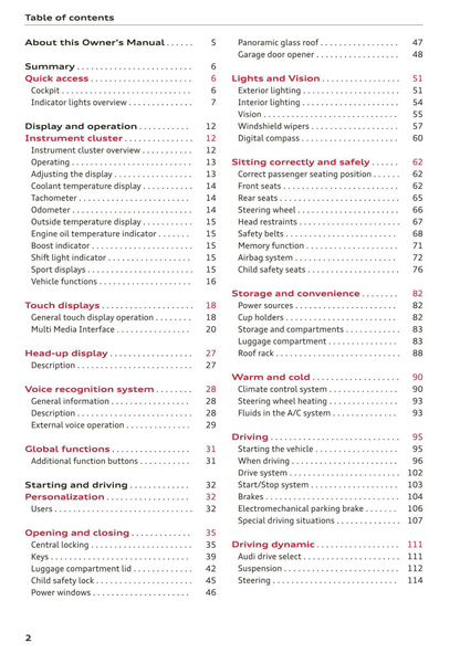 2021 Audi Q8 Owner's Manual | English