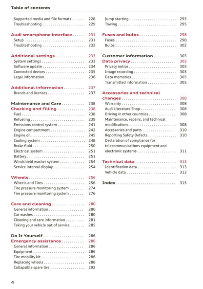 2021 Audi Q8 Owner's Manual | English