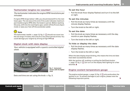 2009 Audi R8 Owner's Manual | English