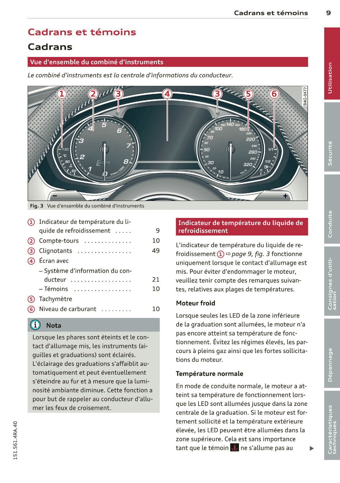 2014 Audi RS 6 Avant Owner's Manual | French