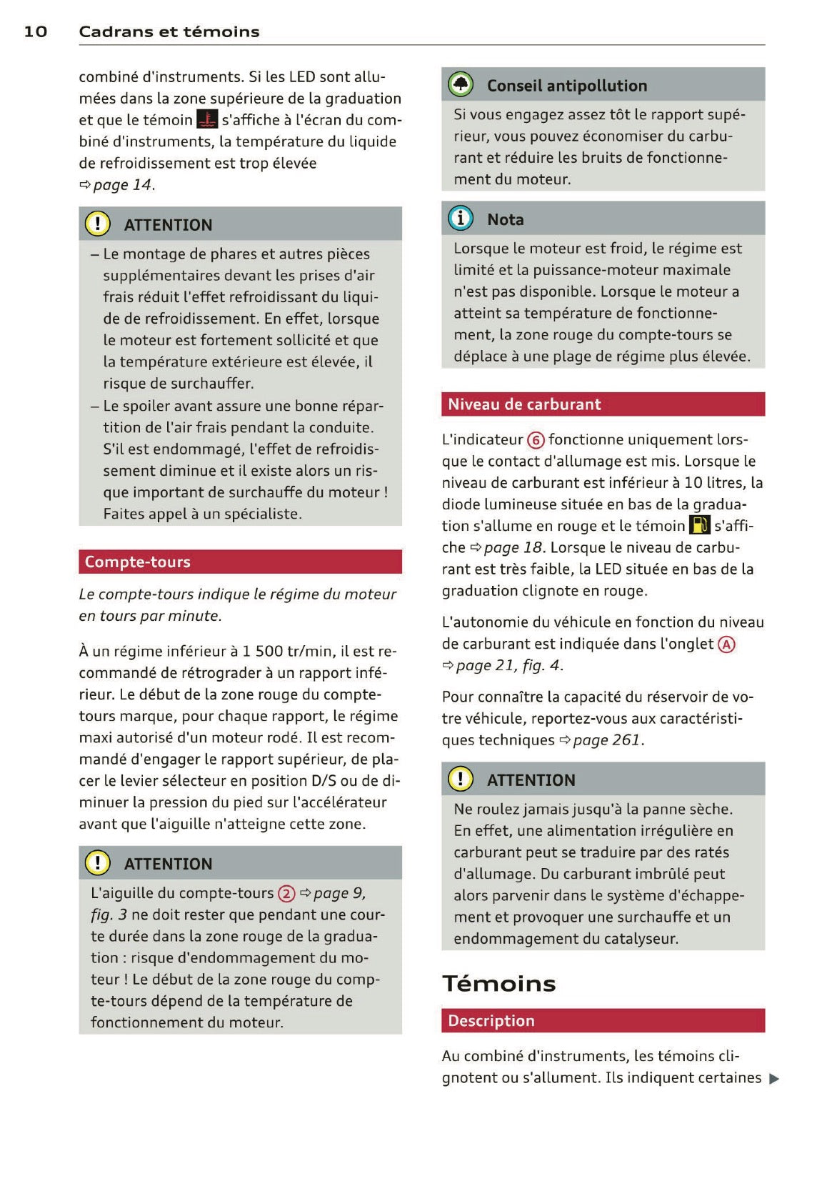 2014 Audi RS 6 Avant Owner's Manual | French