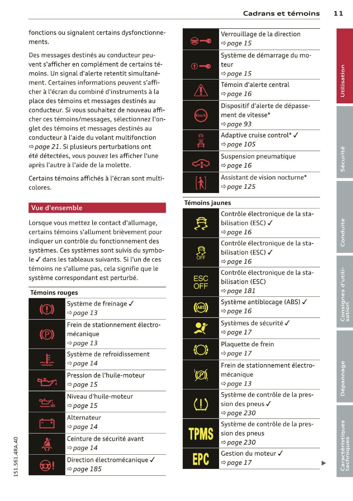 2014 Audi RS 6 Avant Owner's Manual | French