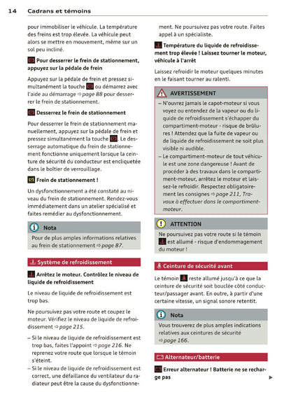 2014 Audi RS 6 Avant Owner's Manual | French
