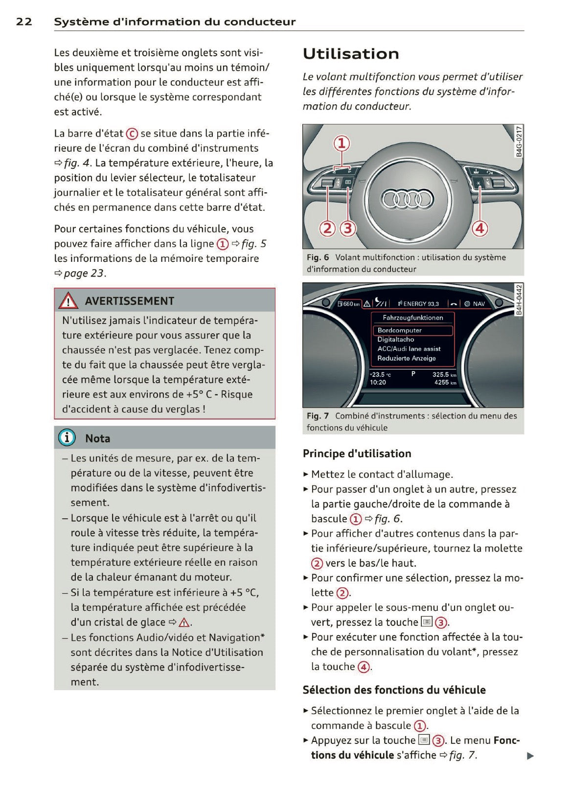 2014 Audi RS 6 Avant Owner's Manual | French