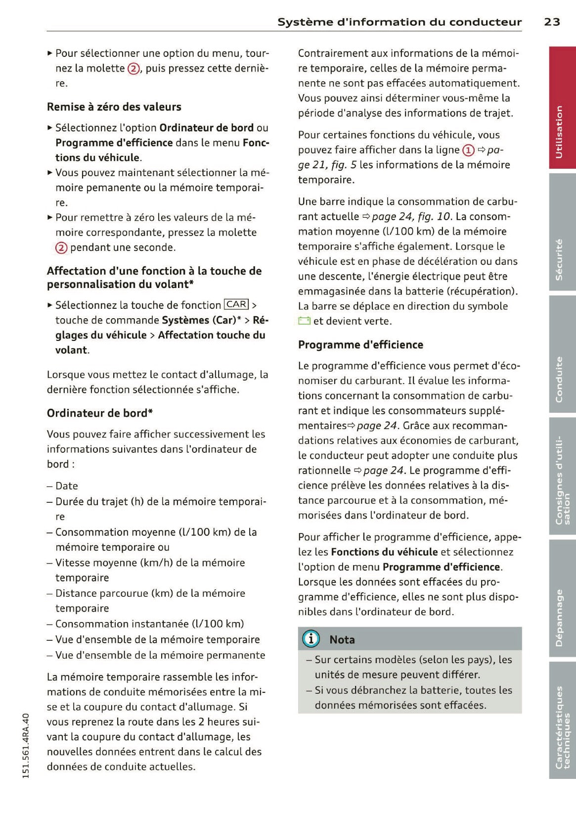 2014 Audi RS 6 Avant Owner's Manual | French