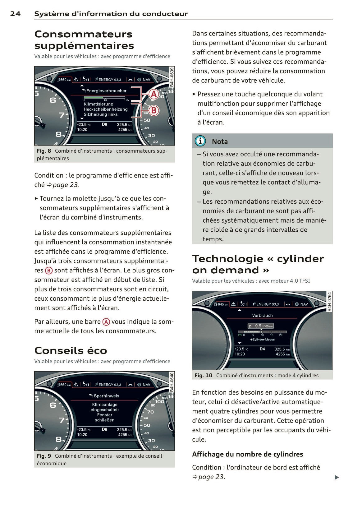2014 Audi RS 6 Avant Owner's Manual | French