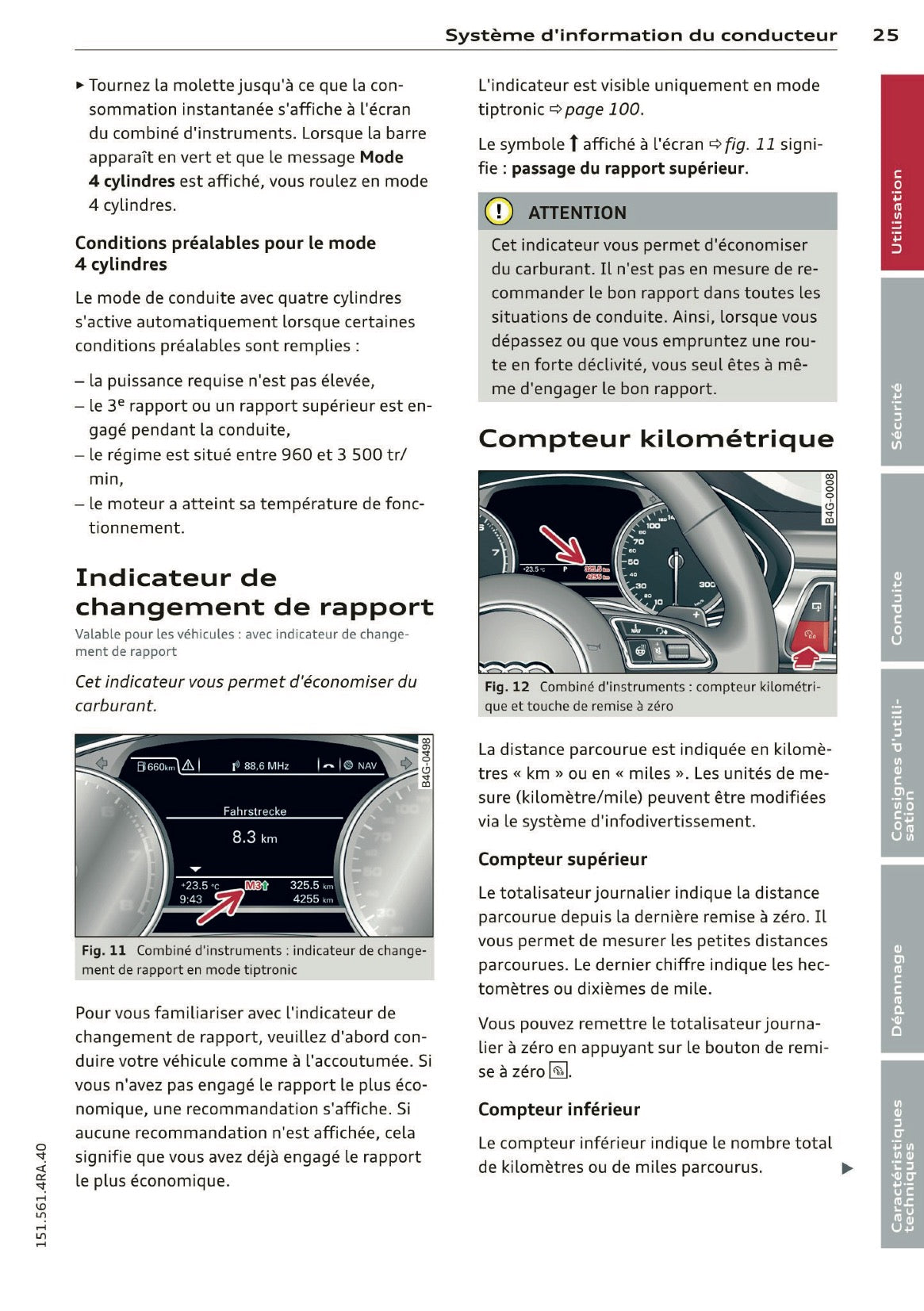 2014 Audi RS 6 Avant Owner's Manual | French