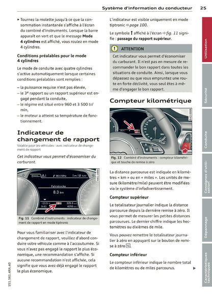 2014 Audi RS 6 Avant Owner's Manual | French