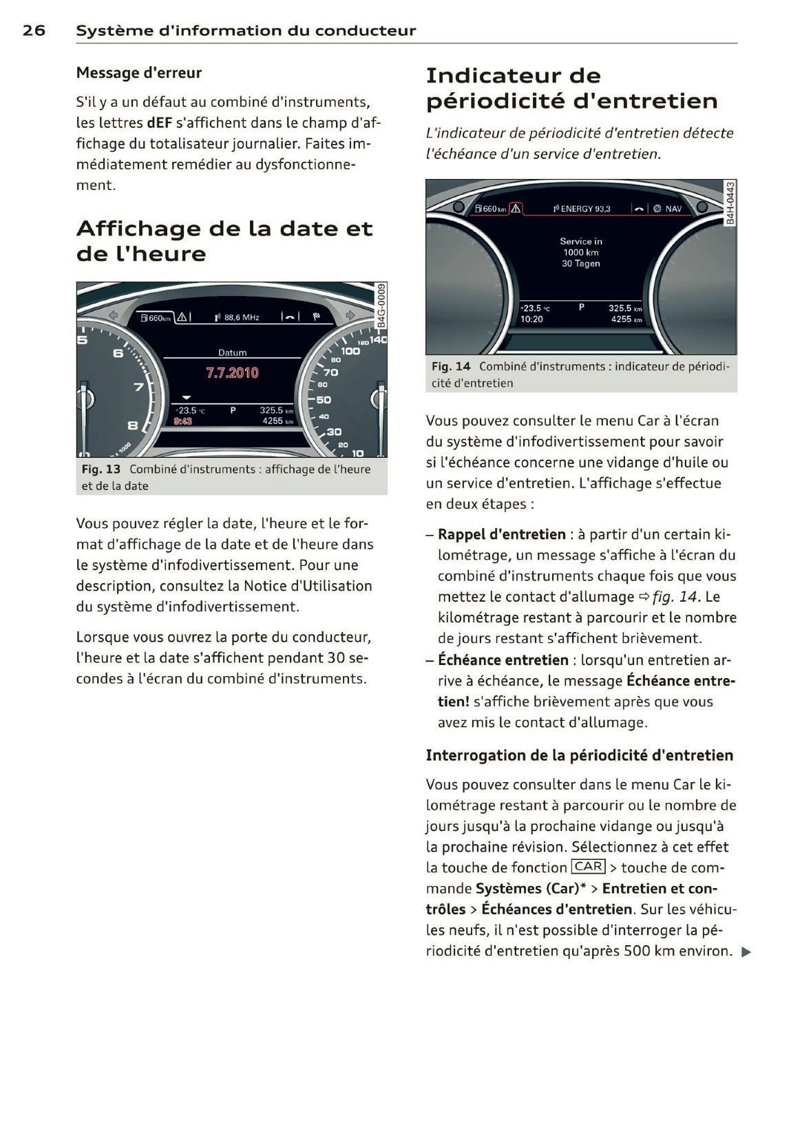 2014 Audi RS 6 Avant Owner's Manual | French