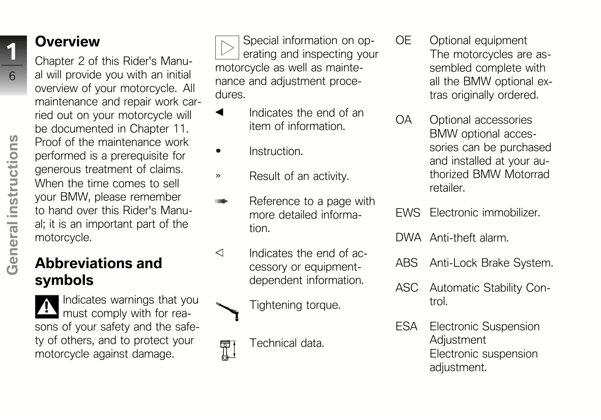 2008 BMW K 1200 S Owner's Manual | English