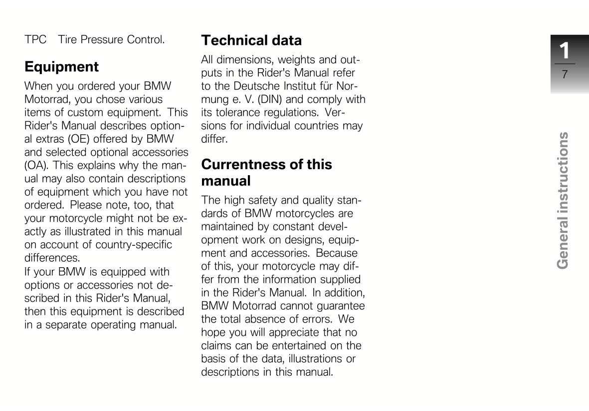 2008 BMW K 1200 S Owner's Manual | English