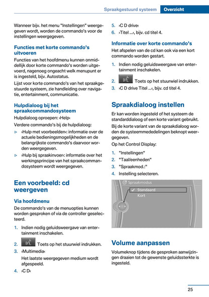 2013 BMW 1 Series Owner's Manual | Dutch