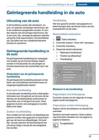 2013 BMW 1 Series Owner's Manual | Dutch