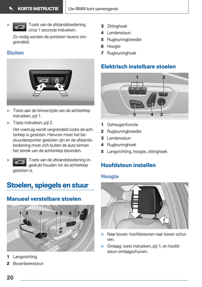 2018-2019 BMW 2 Series Active Tourer Plug-in-Hybrid Owner's Manual | Dutch