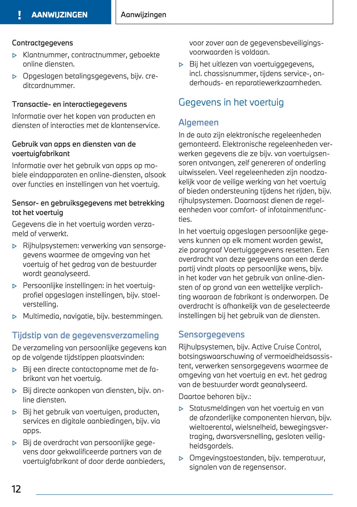 2023-2024 BMW 2 Series Active Tourer Plug-in-Hybrid Owner's Manual | Dutch