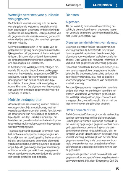 2023-2024 BMW 2 Series Active Tourer Plug-in-Hybrid Owner's Manual | Dutch