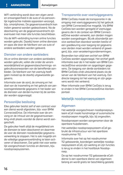 2023-2024 BMW 2 Series Active Tourer Plug-in-Hybrid Owner's Manual | Dutch