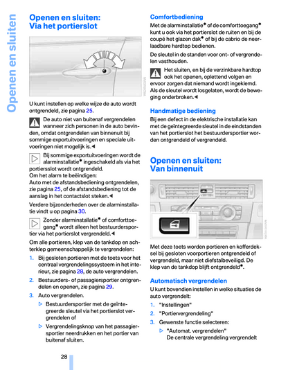 2009 BMW 3 Series Coupé/3 Series Cabrio Owner's Manual | Dutch