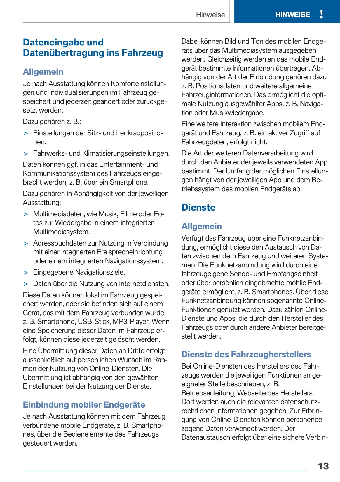 2018 BMW 5 Series Touring Bedienungsanleitung | Deutsch