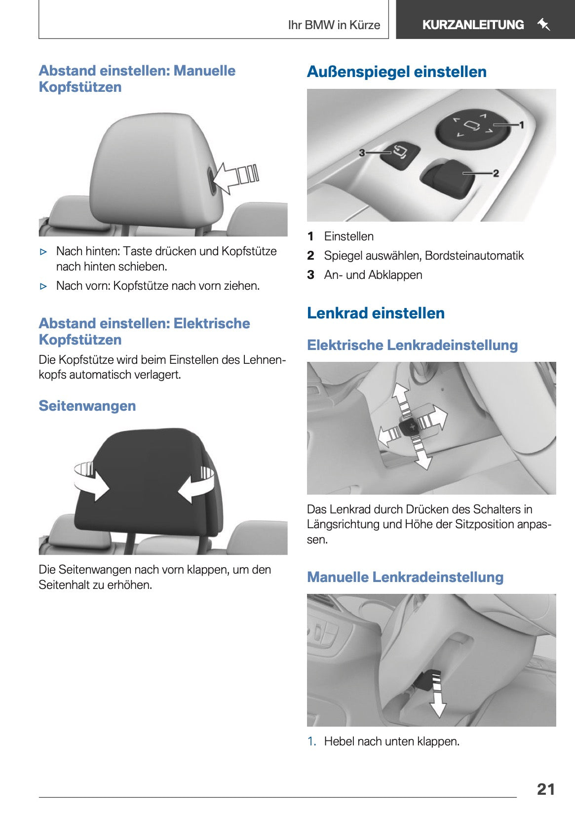 2018 BMW 5 Series Touring Bedienungsanleitung | Deutsch