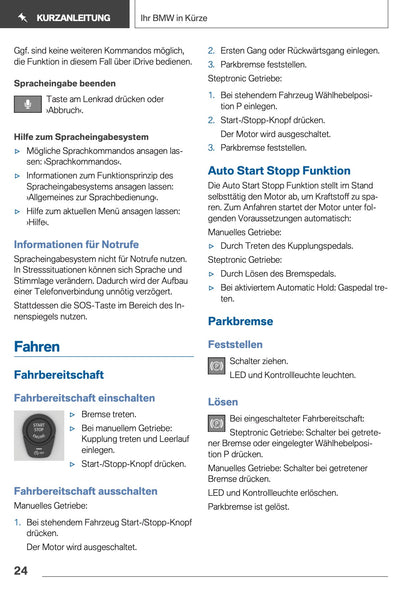 2018 BMW 5 Series Touring Bedienungsanleitung | Deutsch