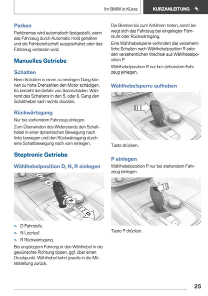 2018 BMW 5 Series Touring Bedienungsanleitung | Deutsch