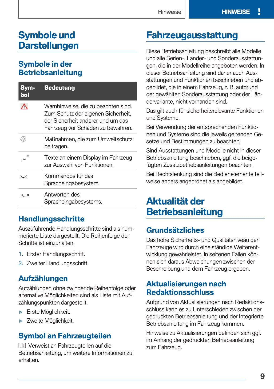 2018 BMW 5 Series Touring Bedienungsanleitung | Deutsch