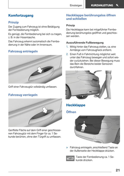 2019 BMW 5 Series Touring Bedienungsanleitung | Deutsch