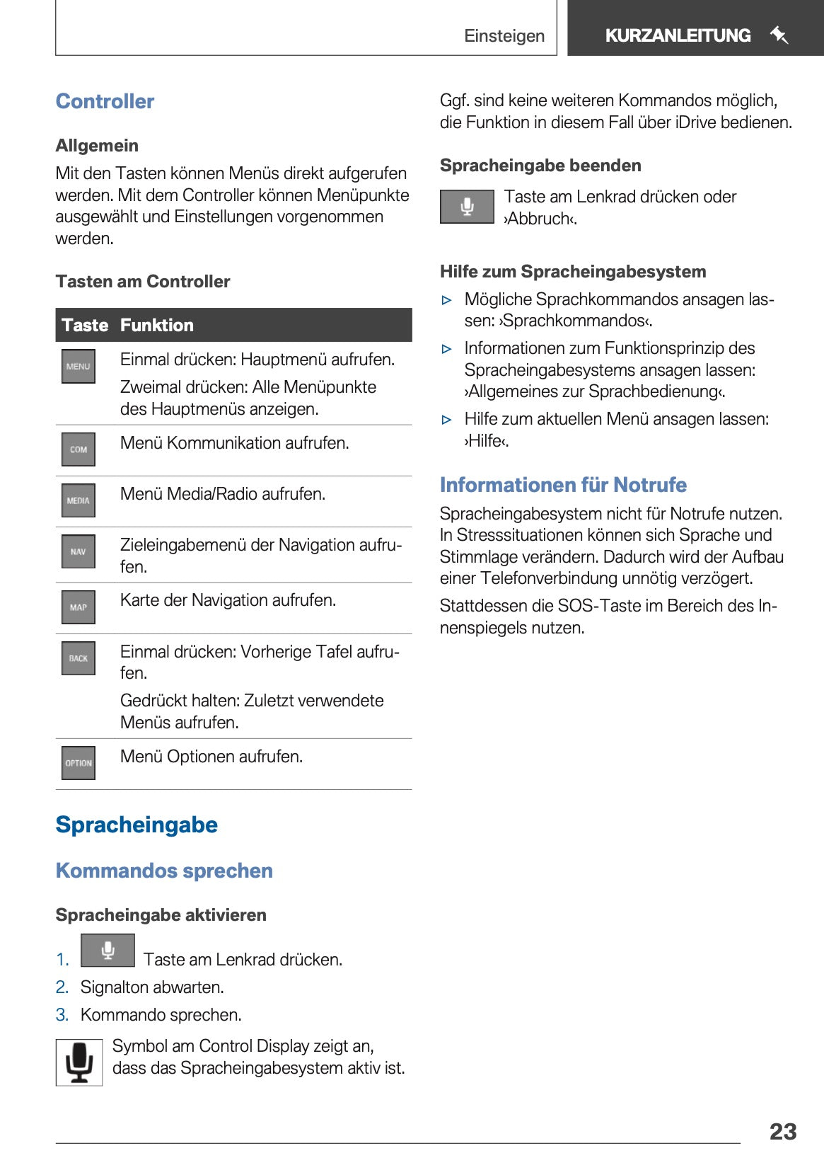 2019 BMW 5 Series Touring Bedienungsanleitung | Deutsch