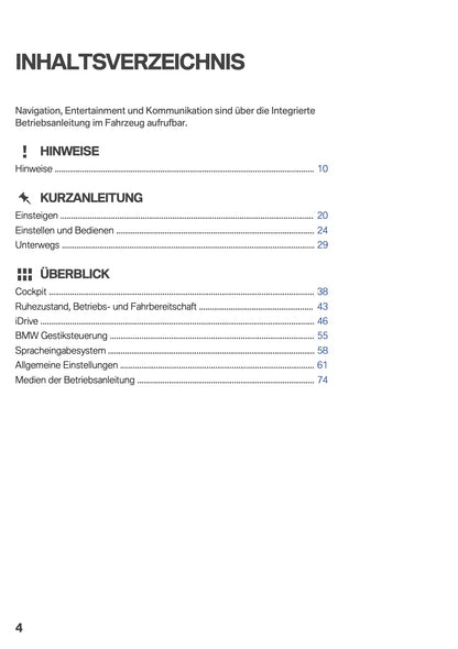 2019 BMW 5 Series Touring Bedienungsanleitung | Deutsch