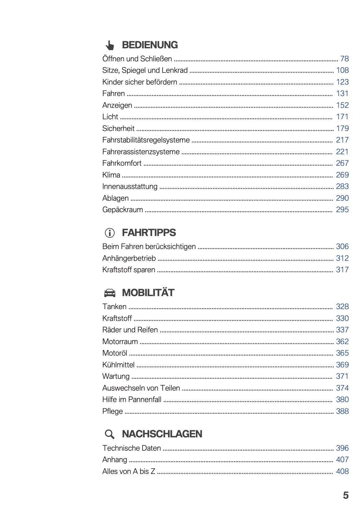 2019 BMW 5 Series Touring Bedienungsanleitung | Deutsch