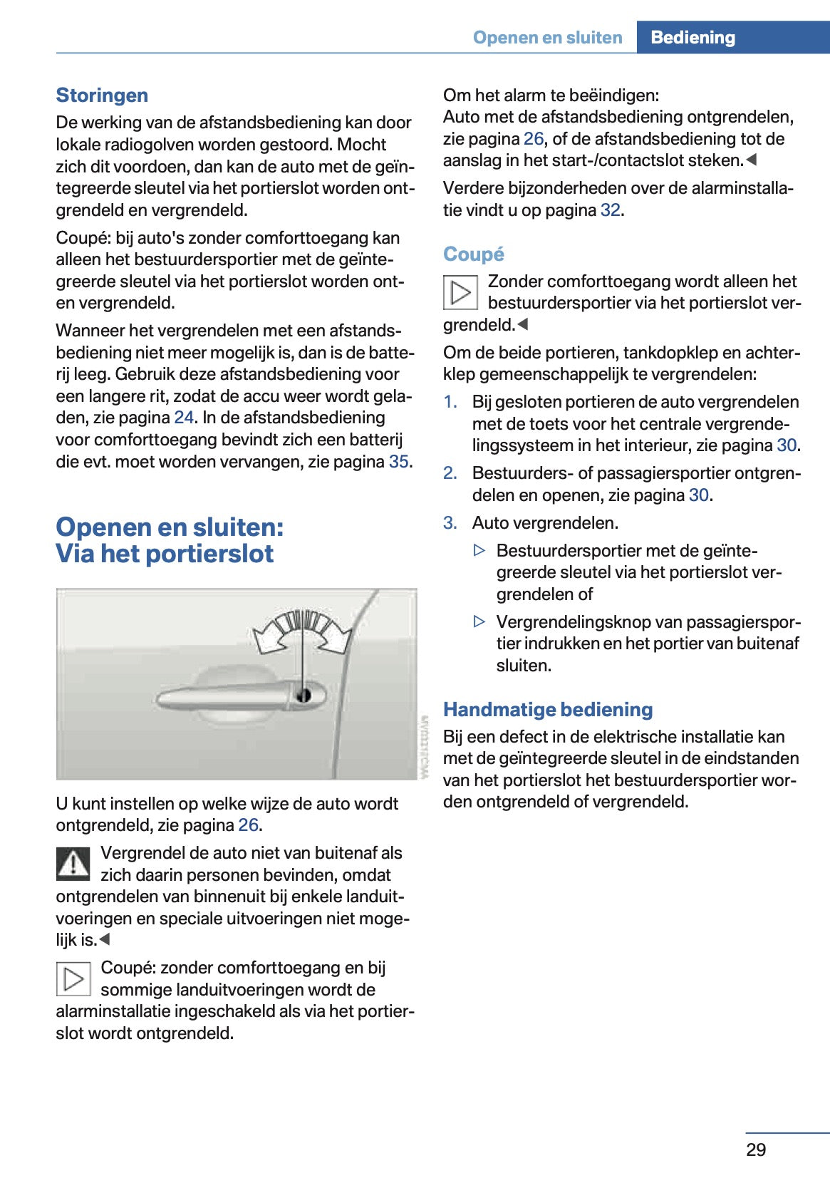 2014 BMW 1 Series Coupe/Convertible Owner's Manual | Dutch