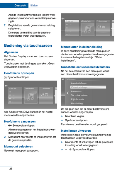 2017-2018 BMW X3 Owner's Manual | Dutch