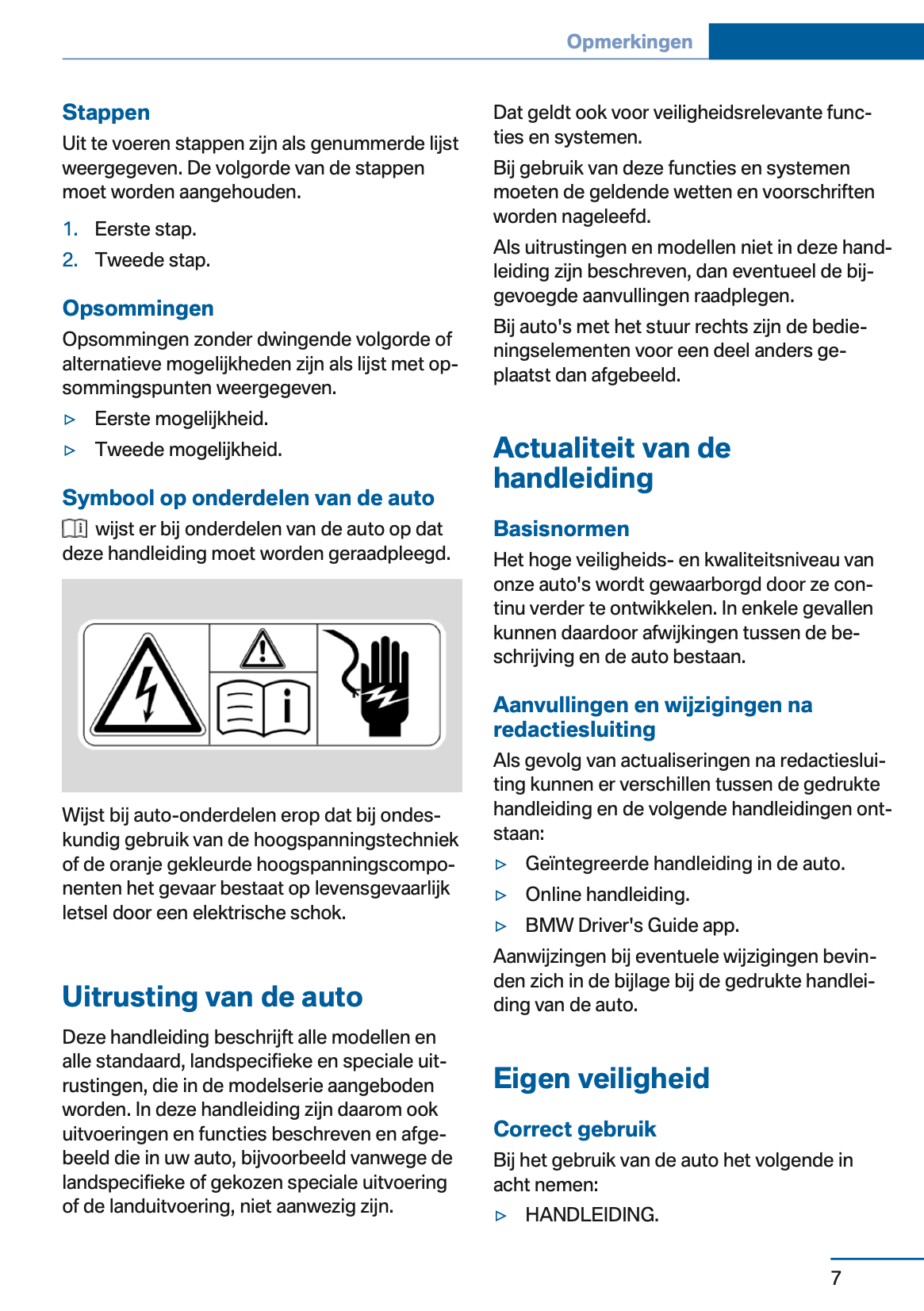 2017-2018 BMW X5 Plug-in-Hybrid xDrive40e Owner's Manual | Dutch