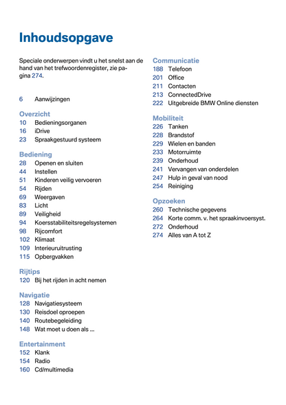 2012-2013 BMW Z4 Owner's Manual | Dutch