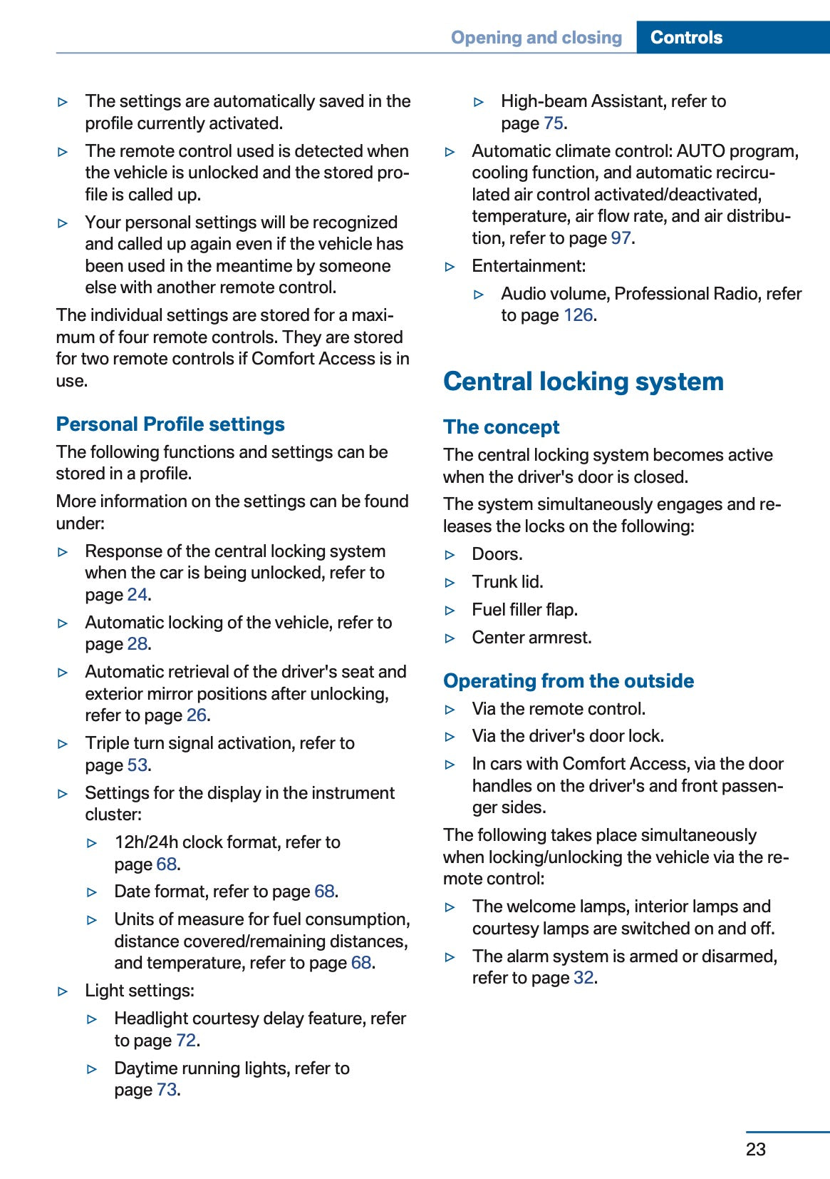 2016 BMW Z4 Owner's Manual | English US