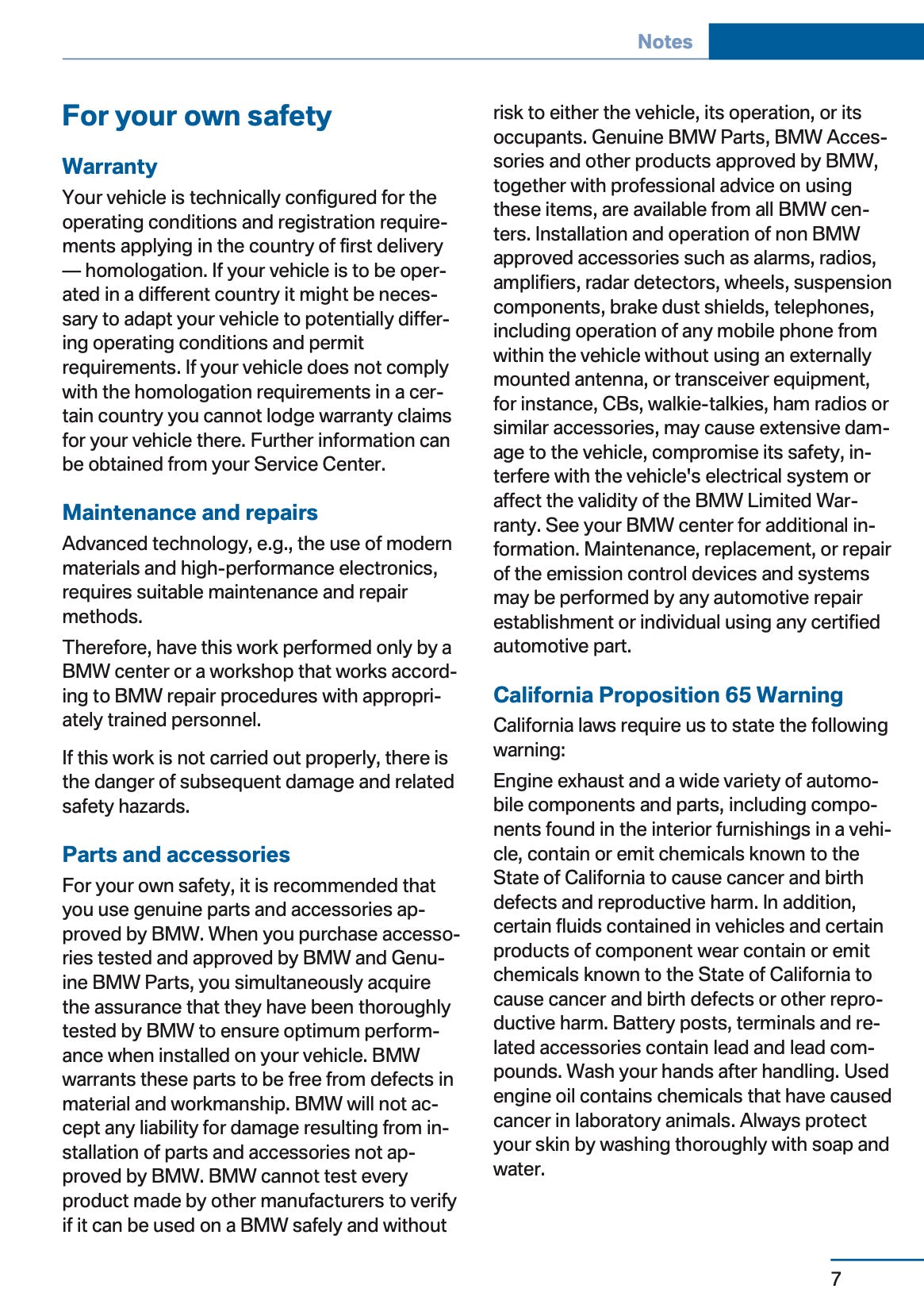 2016 BMW Z4 Owner's Manual | English US