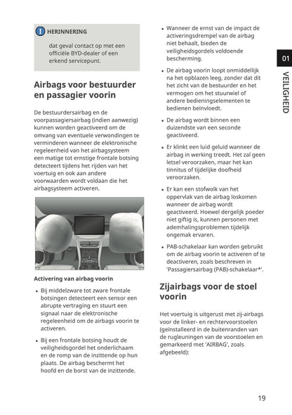 2023-2026 BYD Seal U EV Owner's Manual | Dutch
