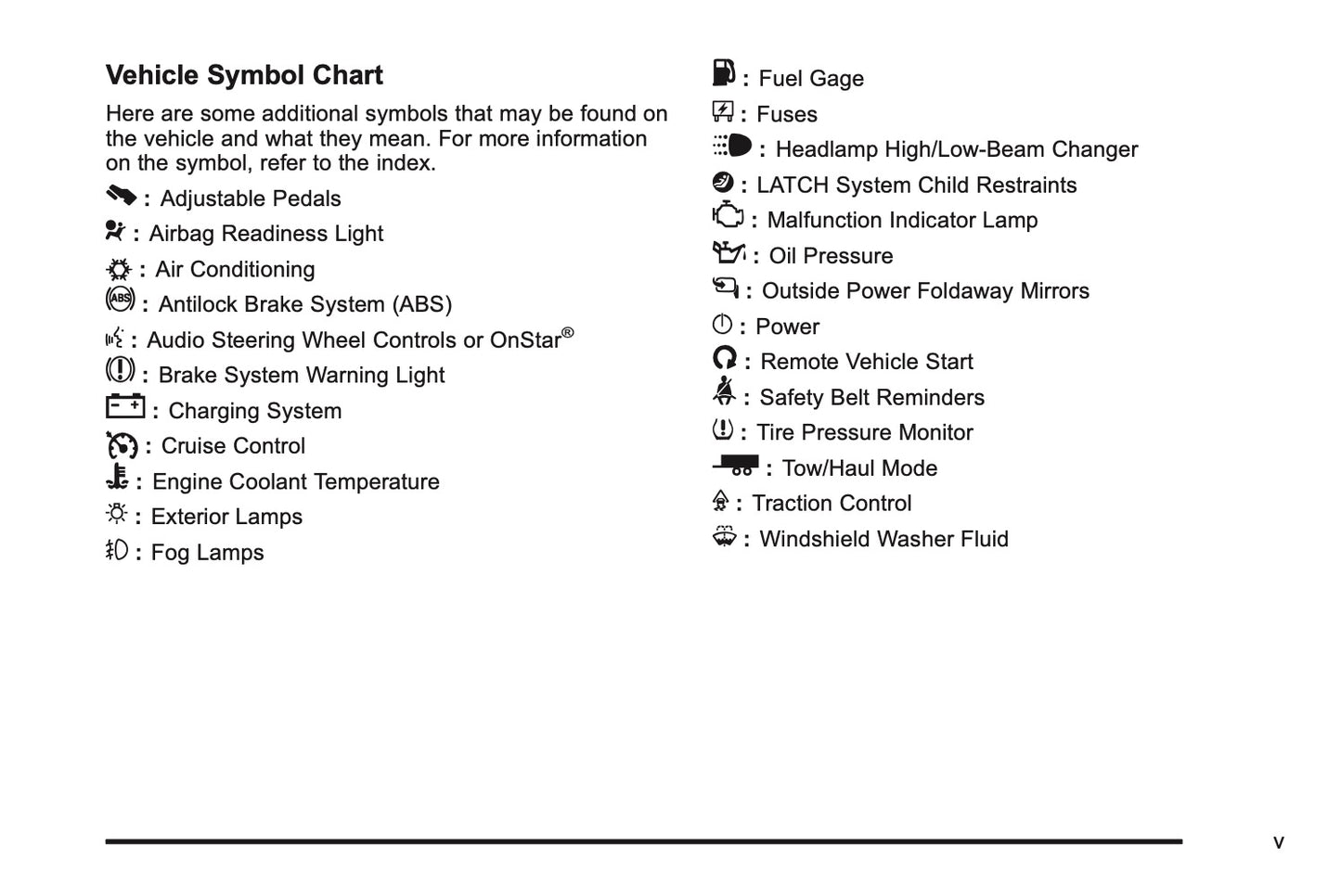 2010 Chevrolet Avalanche Owner's Manual | English US