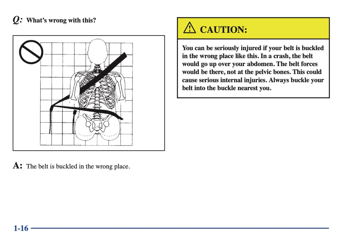 2000 Chevrolet Camaro Owner's Manual | English US