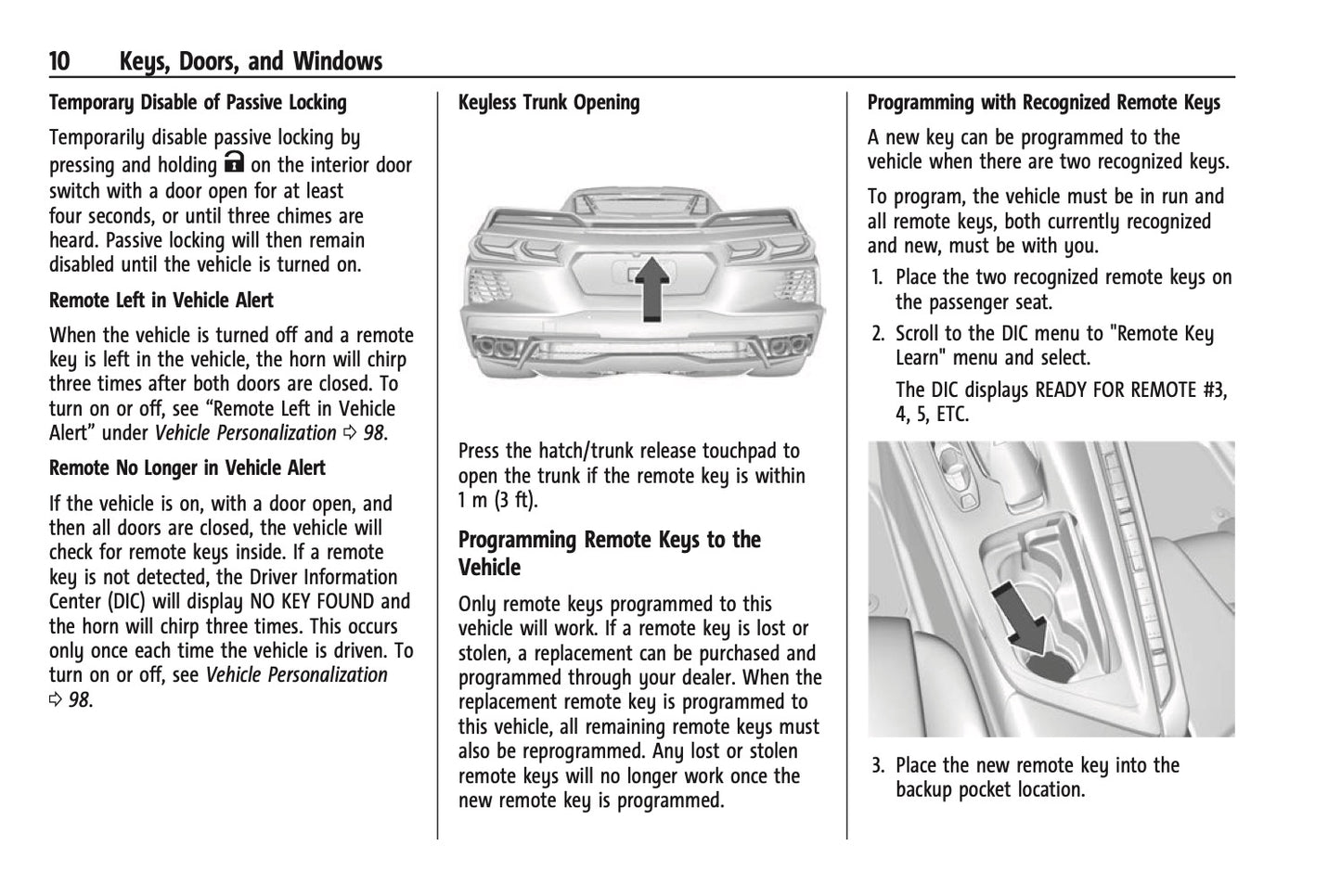 2021 Chevrolet Corvette Owner's Manual | English US