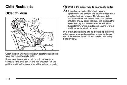 2005 Chevrolet T-Series Owner's Manual | English US