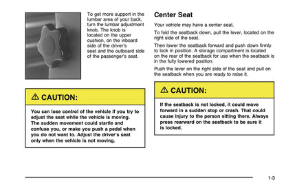 2005 Chevrolet T-Series Owner's Manual | English US