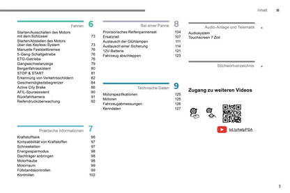 2018-2022 Citroën C1 Bedienungsanleitung | Deutsch