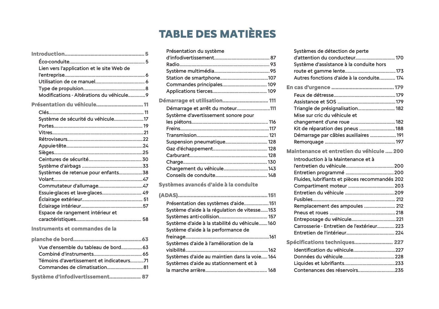 2026 Citroën C3 Aircross Owner's Manual | French