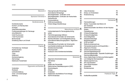 2022-2024 Citroen C3 Bedienungsanleitung | Deutsch